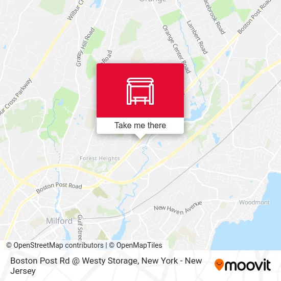Boston Post Rd @ Westy Storage map