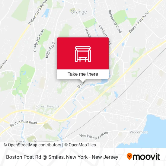 Boston Post Rd @ Smiles map