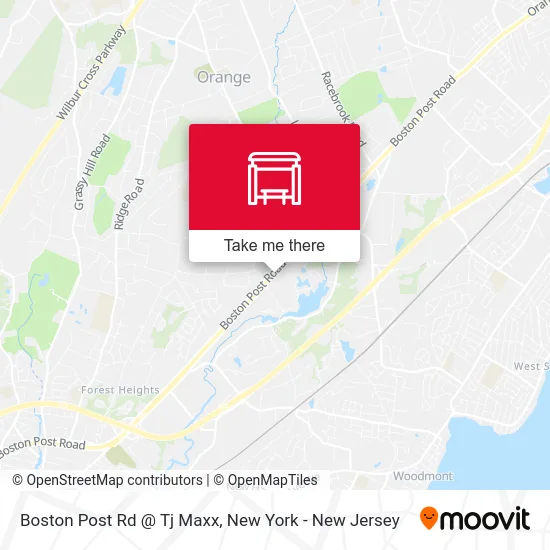 Boston Post Rd @ Tj Maxx map