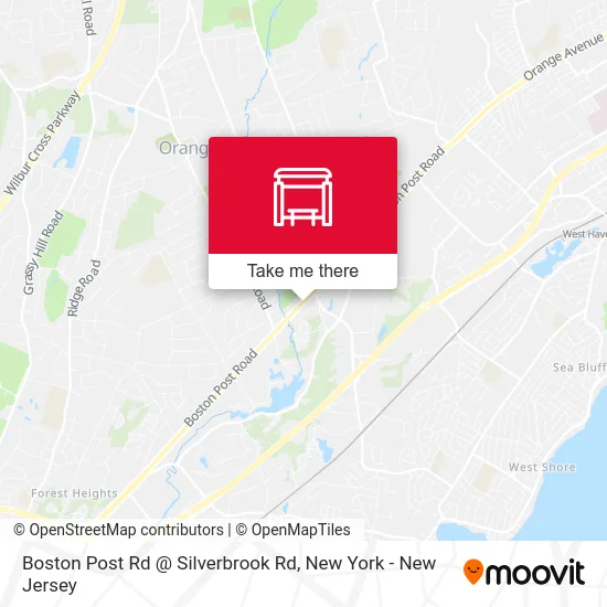 Boston Post Rd @ Silverbrook Rd map
