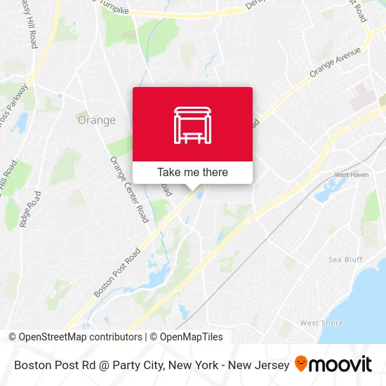 Boston Post Rd @ Party City map