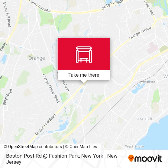 Boston Post Rd @ Fashion Park map