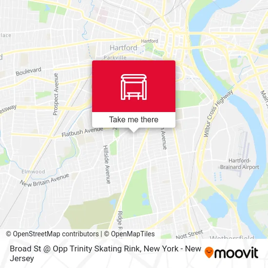 Broad St @ Opp Trinity Skating Rink map