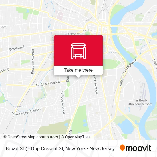 Broad St @ Opp Cresent St map