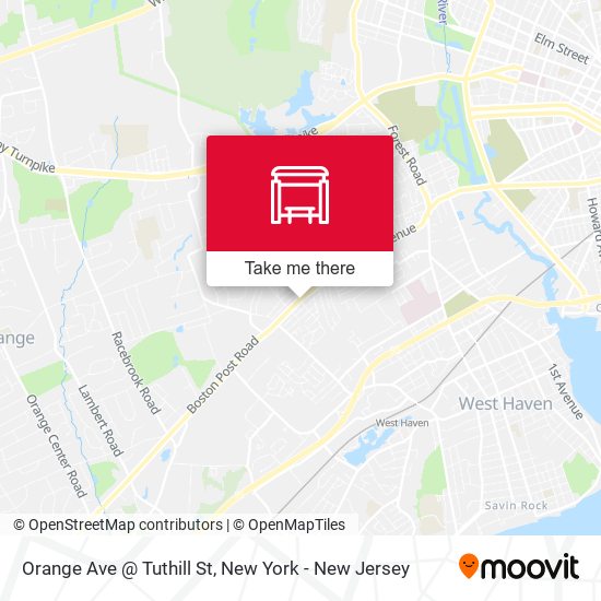 Mapa de Orange Ave @ Tuthill St