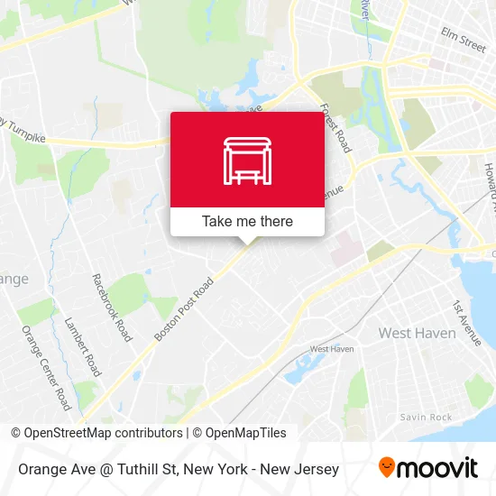 Orange Ave @ Tuthill St map