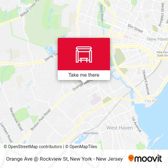 Orange Ave @ Rockview St map