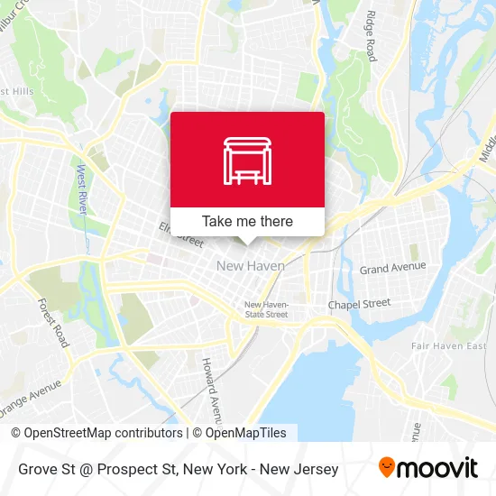 Grove St @ Prospect St map