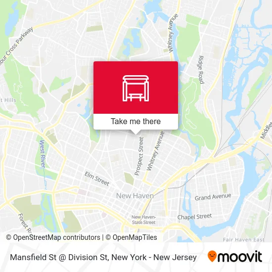 Mansfield St @ Division St map