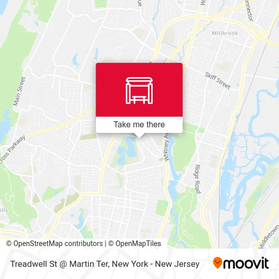 Treadwell St @ Martin Ter map