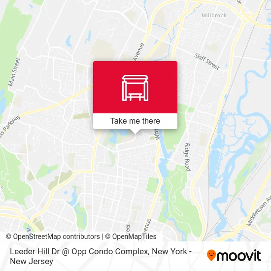 Leeder Hill Dr @ Opp Condo Complex map