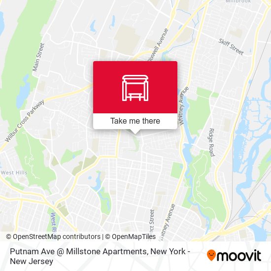 Putnam Ave @ Millstone Apartments map
