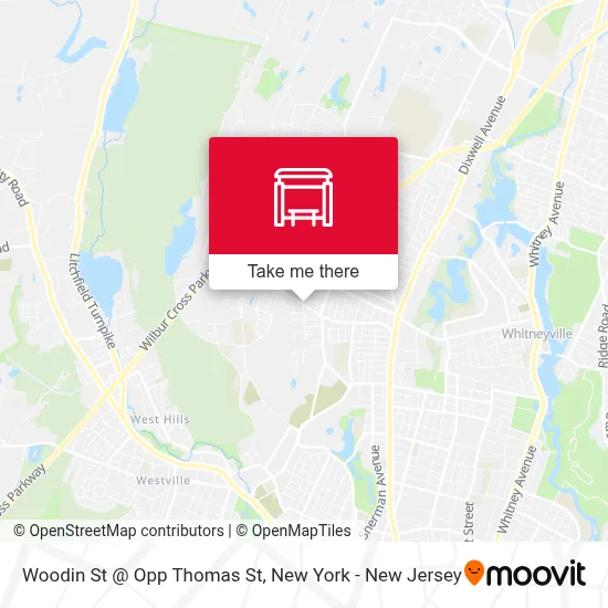 Woodin St @ Opp Thomas St map
