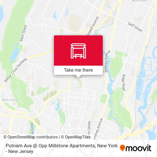 Putnam Ave @ Opp Millstone Apartments map