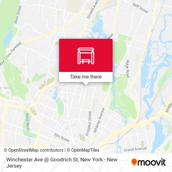 Winchester Ave @ Goodrich St map