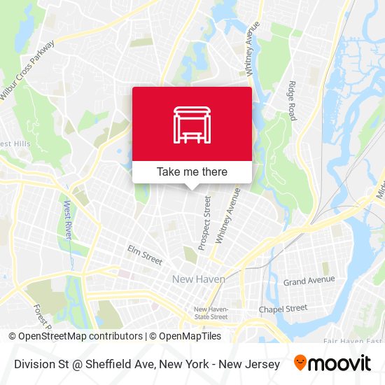 Division St @ Sheffield Ave map