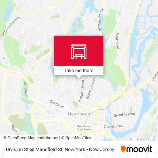Division St @ Mansfield St map