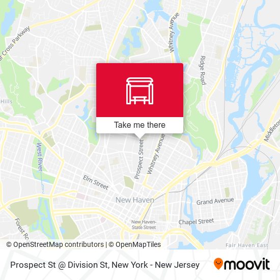Prospect St @ Division St map