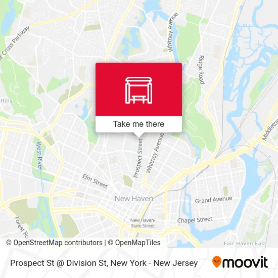 Prospect St @ Division St map