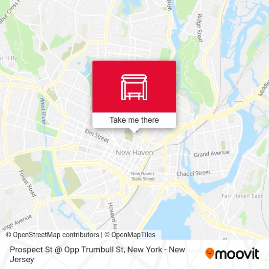 Prospect St @ Opp Trumbull St map