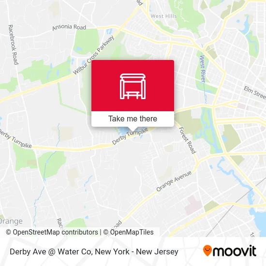 Derby Ave @ Water Co map