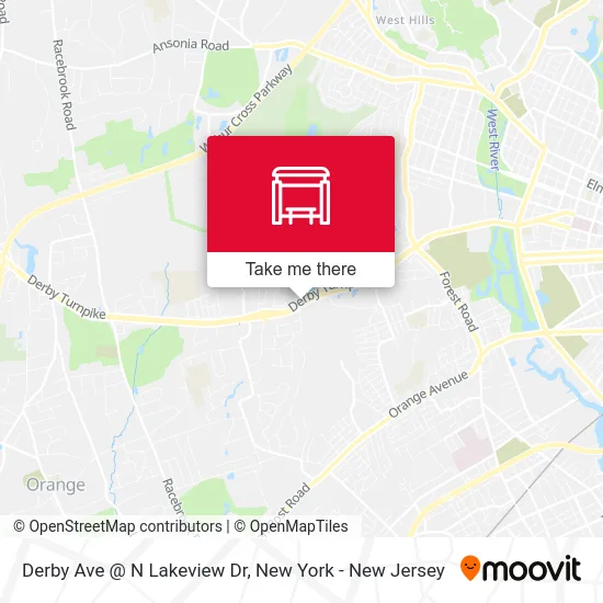 Derby Ave @ N Lakeview Dr map