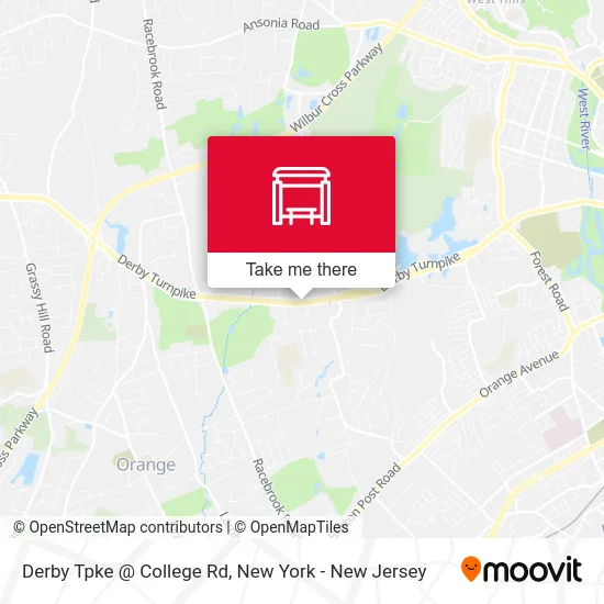 Derby Tpke @ College Rd map