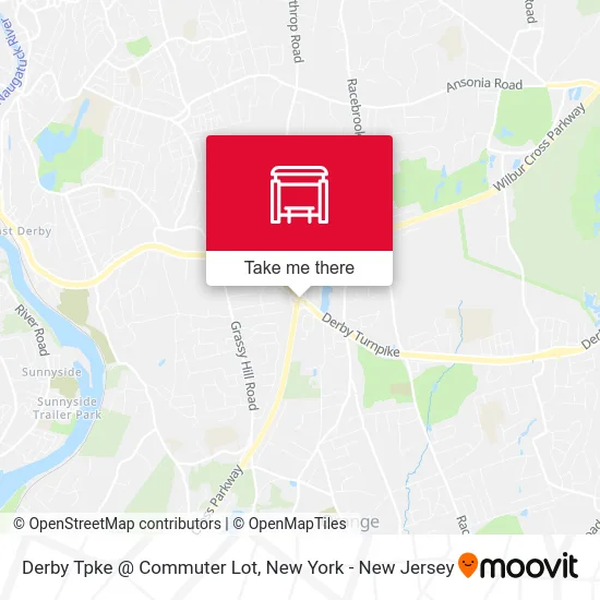 Derby Tpke @ Commuter Lot map