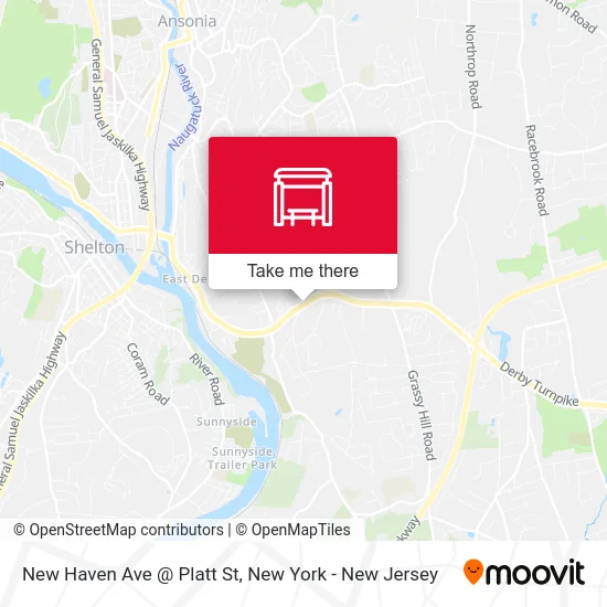 New Haven Ave @ Platt St map