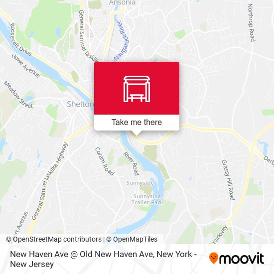 Mapa de New Haven Ave @ Old New Haven Ave