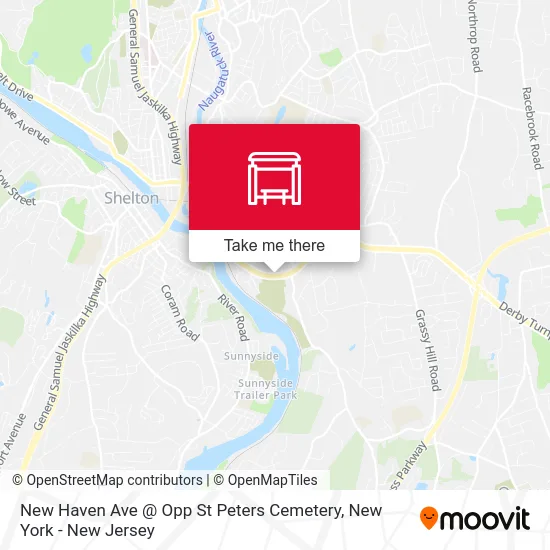 New Haven Ave @ Opp St Peters Cemetery map
