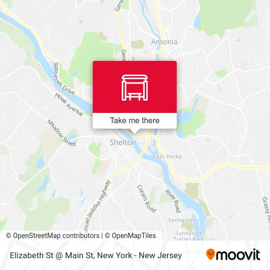 Elizabeth St @ Main St map