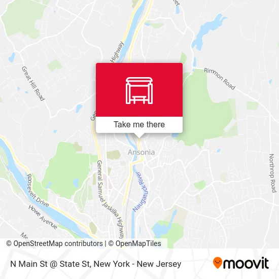 N Main St @ State St map