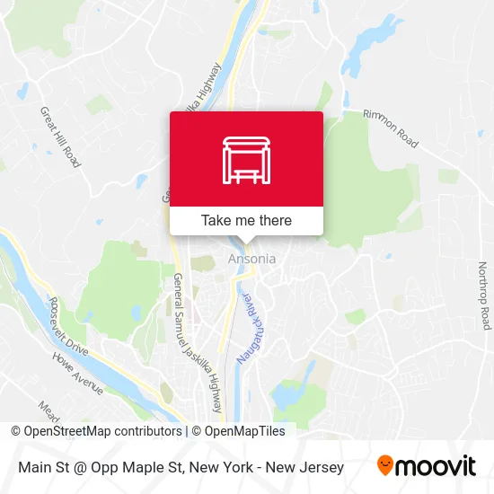 Main St @ Opp Maple St map