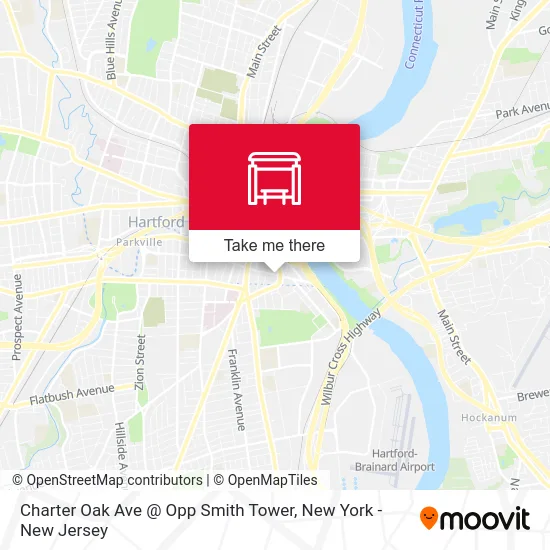 Charter Oak Ave @ Opp Smith Tower map