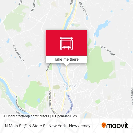 N Main St @ N State St map