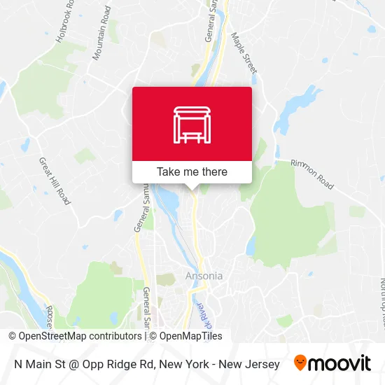 N Main St @ Opp Ridge Rd map