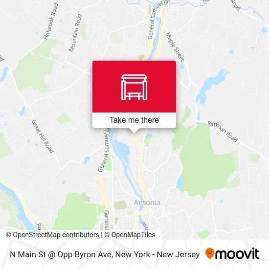 N Main St @ Opp Byron Ave map