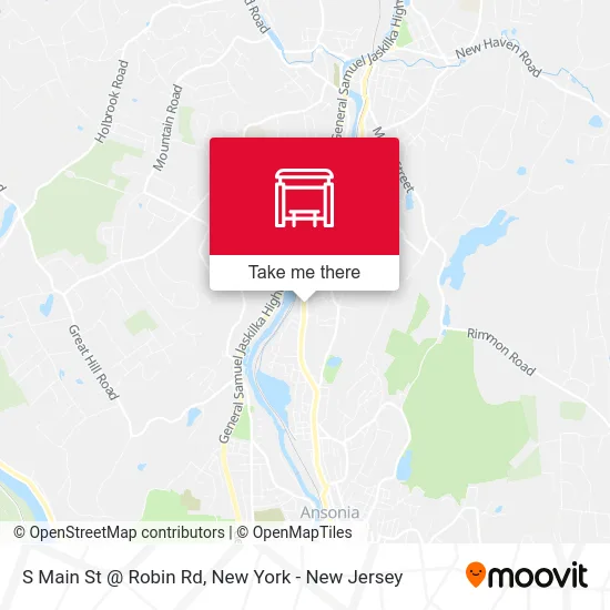 S Main St @ Robin Rd map