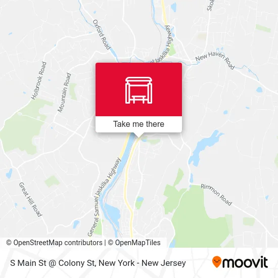 S Main St @ Colony St map