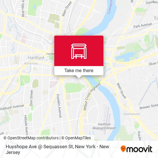Mapa de Huyshope Ave @ Sequassen St