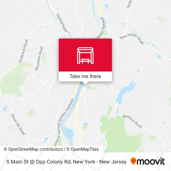 S Main St @ Opp Colony Rd map