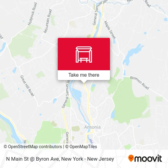 N Main St @ Byron Ave map