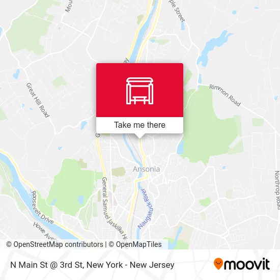 N Main St @ 3rd St map