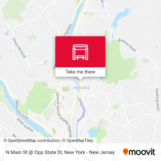 N Main St @ Opp State St map