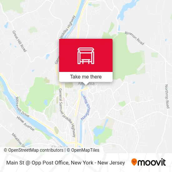 Main St @ Opp Post Office map