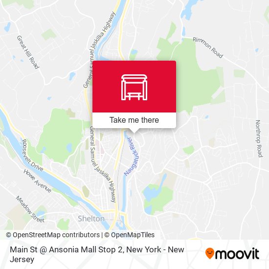 Mapa de Main St @ Ansonia Mall Stop 2