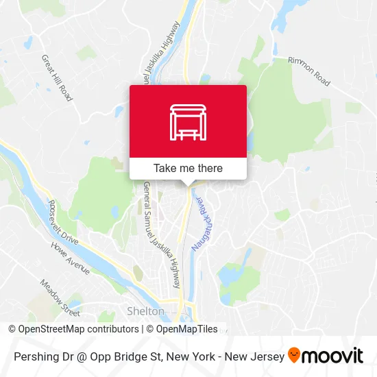 Pershing Dr @ Opp Bridge St map