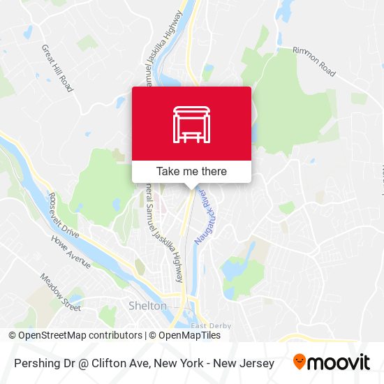 Mapa de Pershing Dr @ Clifton Ave