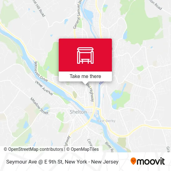 Seymour Ave @ E 9th St map